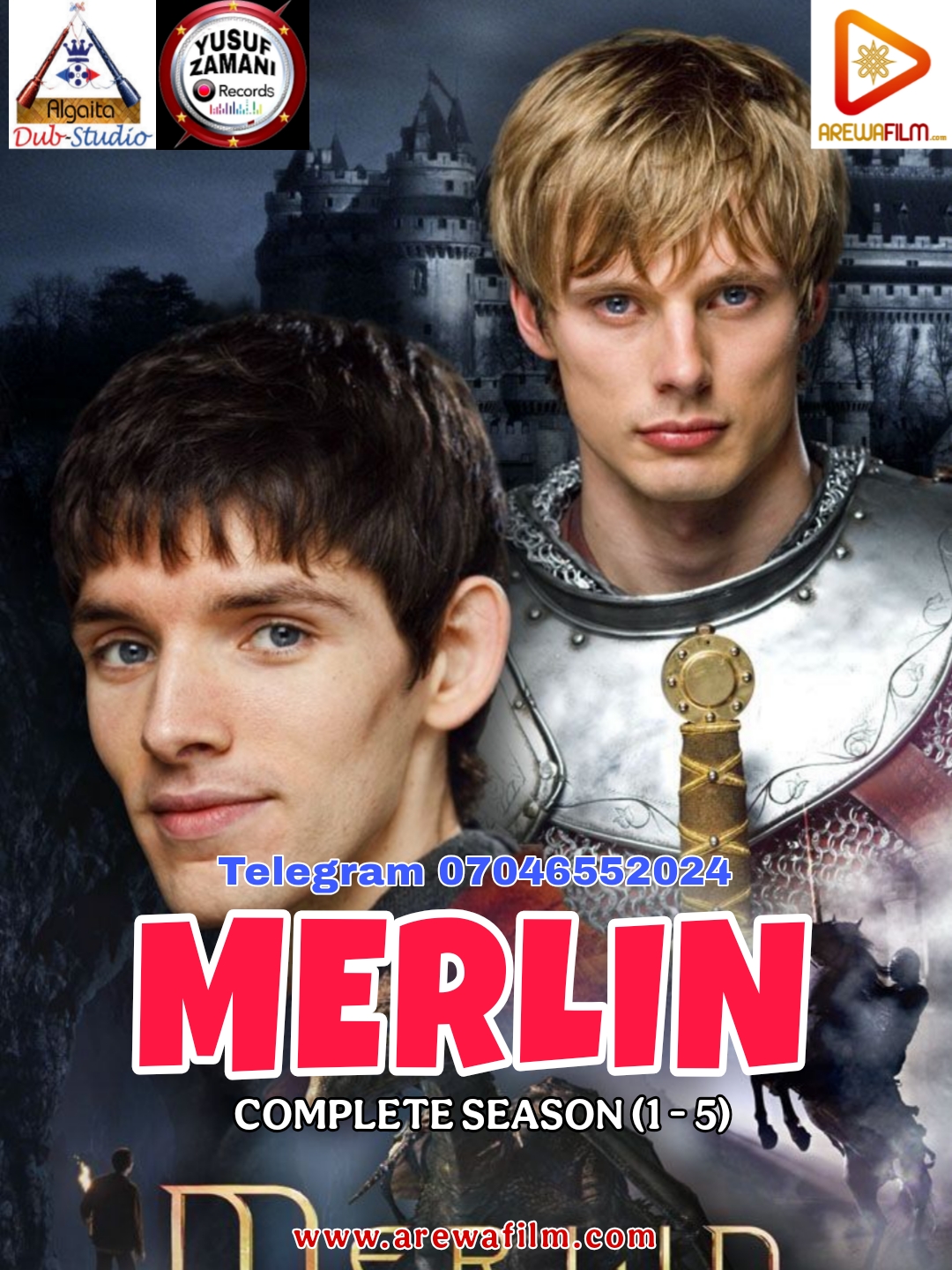 Merlin Season 1 to 5 Complete Series Hausa Algaita + Yusuf Zamani
